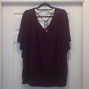 Last Chance! NWOT short sleeve blouse size 3